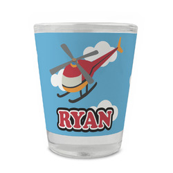 Helicopter Glass Shot Glass - 1.5 oz - Single (Personalized)
