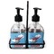 Helicopter Glass Soap Lotion Bottle