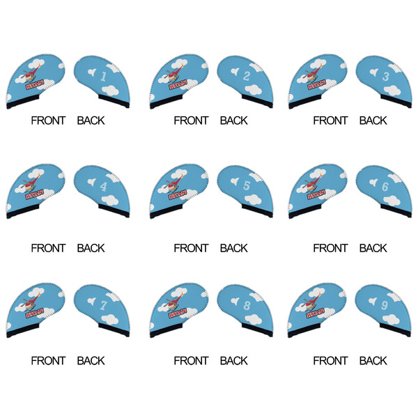 Helicopter Golf Club Covers - APPROVAL (set of 9)