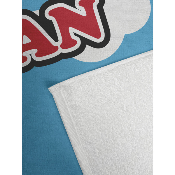 Helicopter Golf Towel - Detail