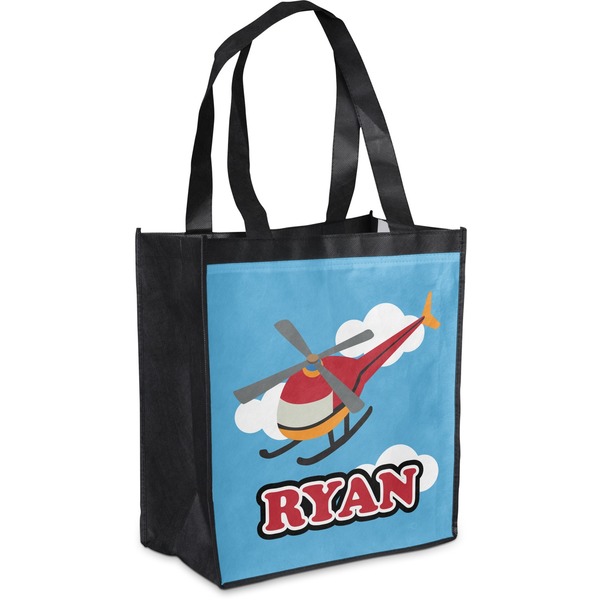 Custom Helicopter Grocery Bag (Personalized)
