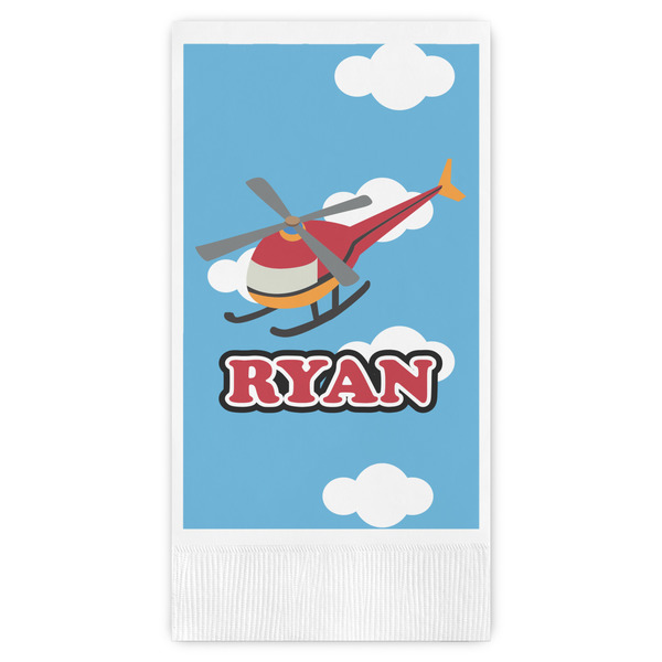 Custom Helicopter Guest Paper Towels - Full Color (Personalized)