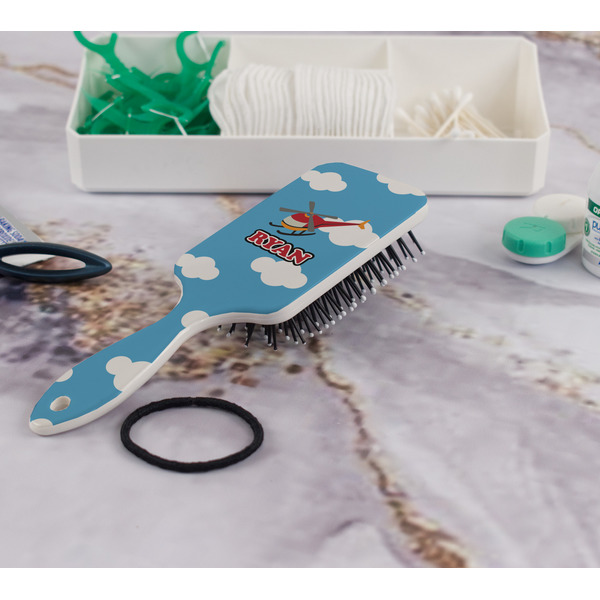 Helicopter Hair Brush - In Bathroom