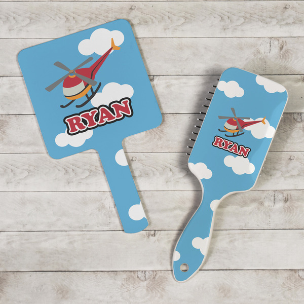 Helicopter Hand Mirrors - In Context