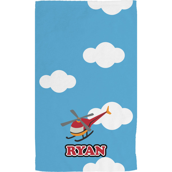 Helicopter Hand Towel (Personalized)