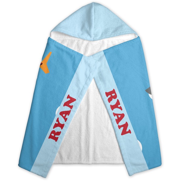 Helicopter Hooded Towel - Folded