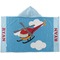 Helicopter Hooded towel