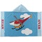 Helicopter Kids Hooded Towel (Personalized)