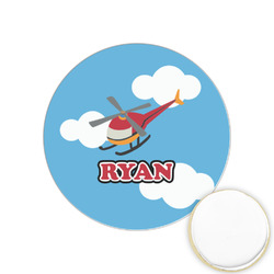 Helicopter Printed Cookie Topper - 1.25" (Personalized)