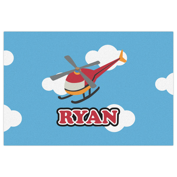 Helicopter Indoor / Outdoor Rug - 2'x3' - Front Flat