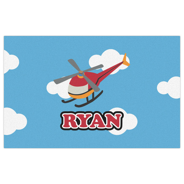 Helicopter Indoor / Outdoor Rug - 5'x8' - Front Flat