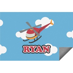 Helicopter Indoor / Outdoor Rug - 8'x10' (Personalized)