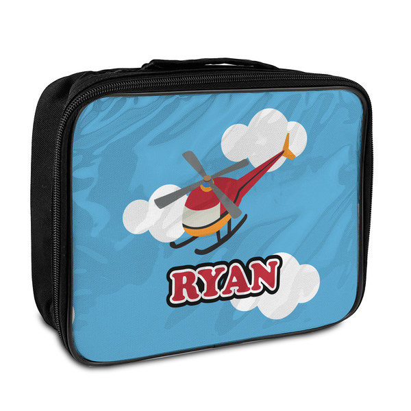 Custom Helicopter Insulated Lunch Bag (Personalized)