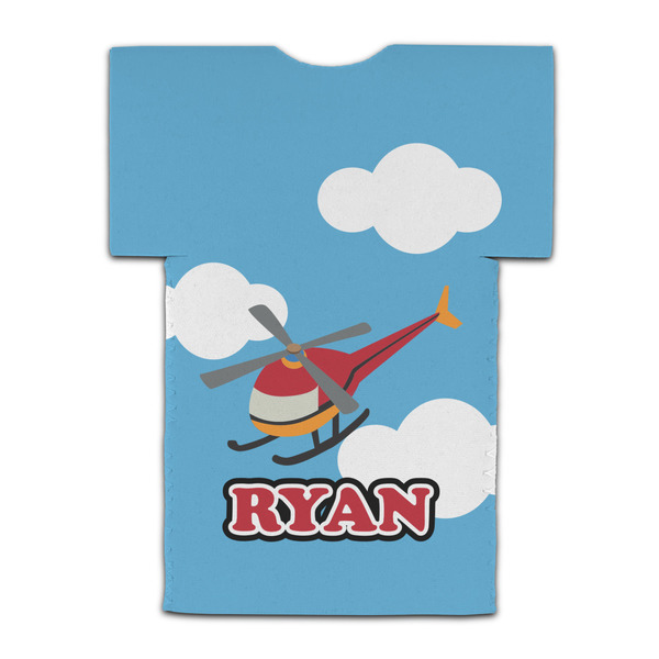 Helicopter Jersey Bottle Cooler - BACK (flat)