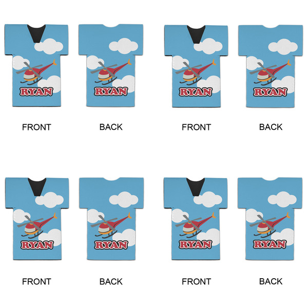 Helicopter Jersey Bottle Cooler - Set of 4 - APPROVAL