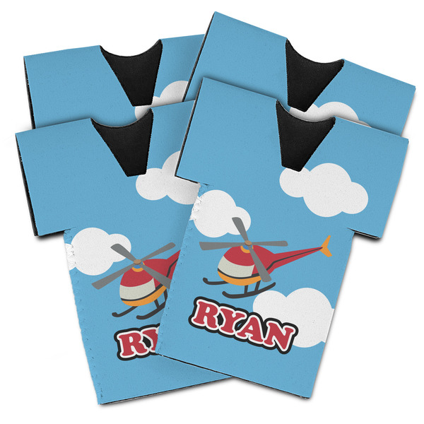 Helicopter Jersey Bottle Cooler - Set of 4 - MAIN (flat)