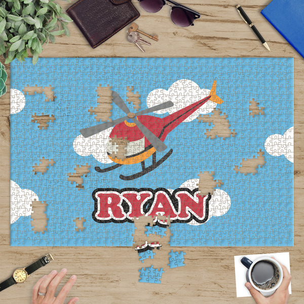 Helicopter Jigsaw Puzzle 1014 Piece - In Context