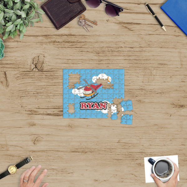 Helicopter Jigsaw Puzzle 110 Piece - In Context