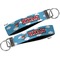 Helicopter Key-chain - Metal and Nylon - Front and Back
