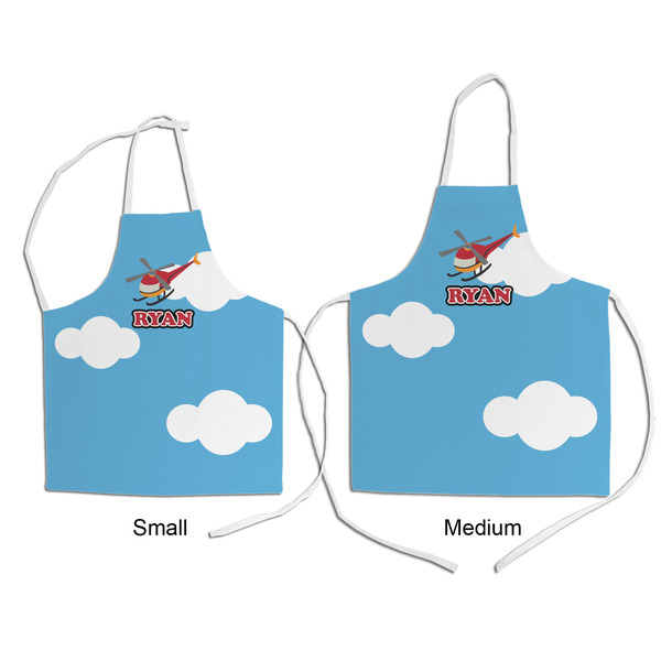 Helicopter Kid's Aprons - Comparison