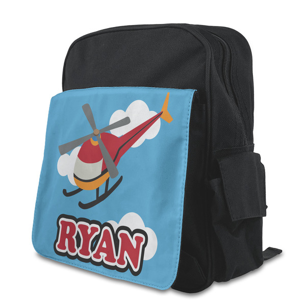 Custom Helicopter Preschool Backpack (Personalized)