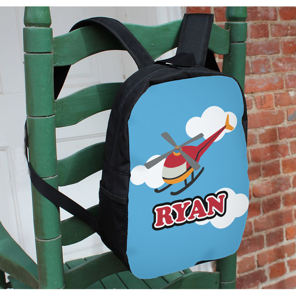 Helicopter Kids Backpack - In Context