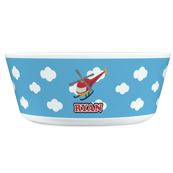 Helicopter Kids Bowls - FRONT