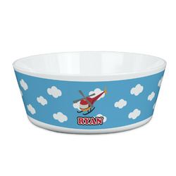 Helicopter Kid's Bowl (Personalized)