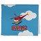 Helicopter Kitchen Towel - Poly Cotton - Folded Half