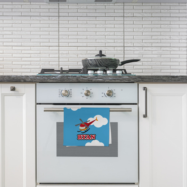 Helicopter Kitchen Towel - Poly Cotton - Lifestyle
