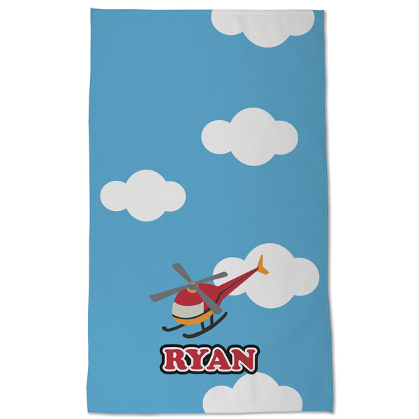 Helicopter Kitchen Towel - Poly Cotton - Full Front