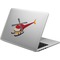 Helicopter Laptop Decal