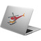 Helicopter Laptop Decal