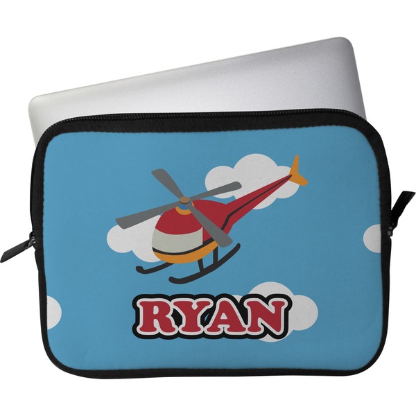 Custom Helicopter Laptop Sleeve / Case - 13" (Personalized)