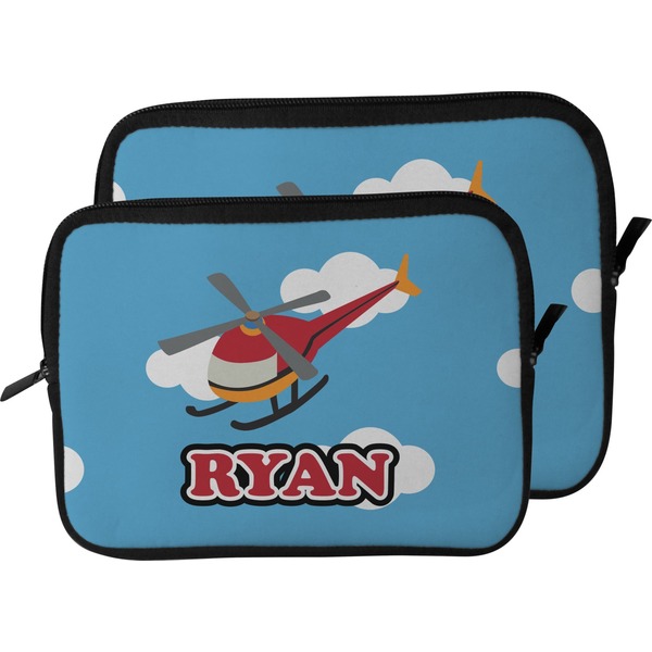 Helicopter Laptop Sleeve (Size Comparison)