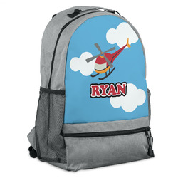 Helicopter Backpack - Grey (Personalized)
