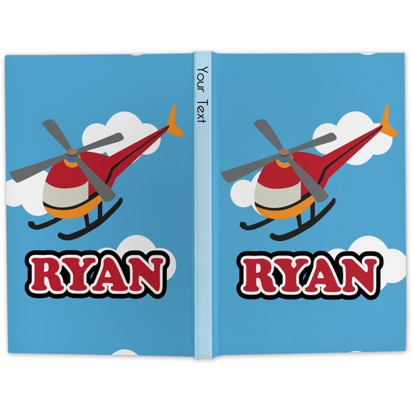 Helicopter Large Hard Cover Journal - Apvl