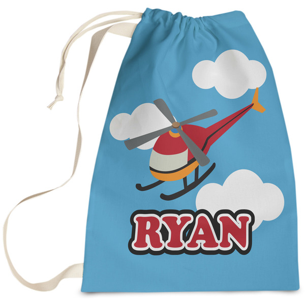 Custom Helicopter Laundry Bag (Personalized)