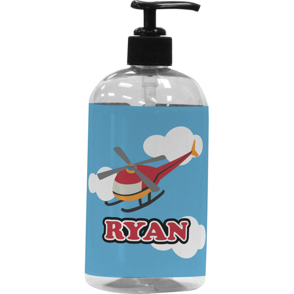 Custom Helicopter Plastic Soap / Lotion Dispenser (Personalized)