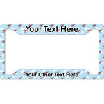 Helicopter License Plate Frame - Style A (Personalized)