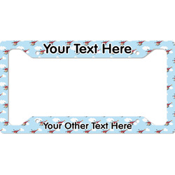Helicopter License Plate Frame (Personalized)