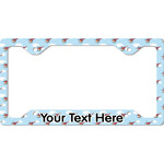Helicopter License Plate Frame - Style C (Personalized)