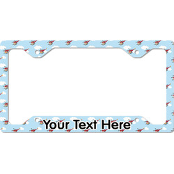 Helicopter License Plate Frame - Style C (Personalized)