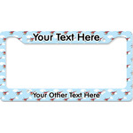 Helicopter License Plate Frame - Style B (Personalized)