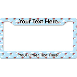 Helicopter License Plate Frame - Style B (Personalized)