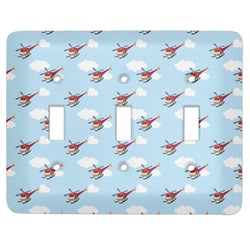 Helicopter Light Switch Cover (3 Toggle Plate)