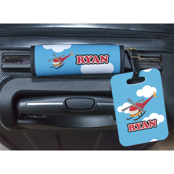 Helicopter Luggage Wrap & Tag