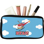 Helicopter Makeup / Cosmetic Bag - Small (Personalized)