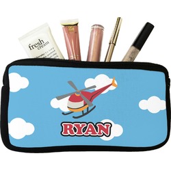 Helicopter Makeup / Cosmetic Bag (Personalized)