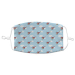 Helicopter Adult Cloth Face Mask - XLarge